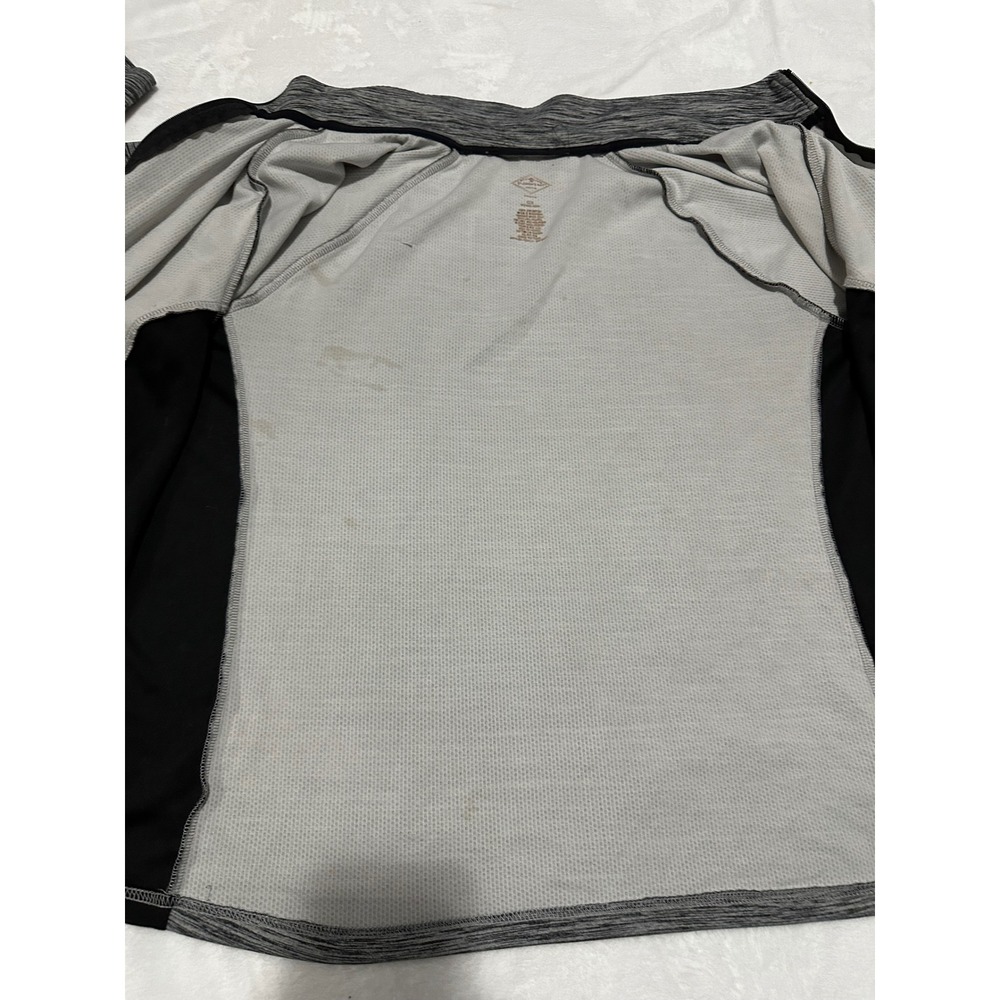 St. John's Bay Gray Athletic Zip Up Jacket size 0X - Picture 5 of 7